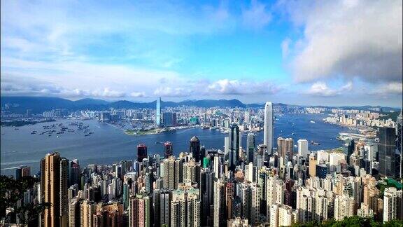 高清延时:香港从维多利亚峰