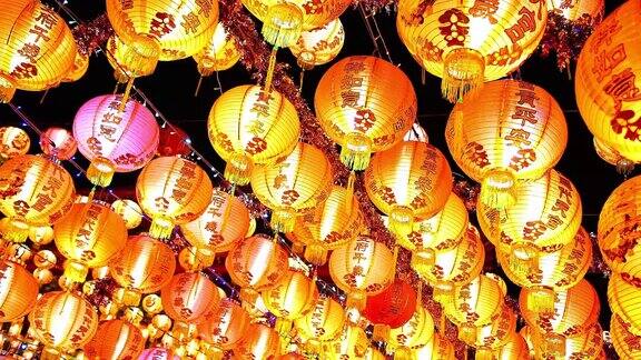 中国灯笼庆祝中国新年中国红灯笼庆祝春节