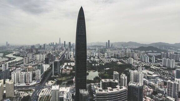 TU现代摩天大楼在深圳广东中国