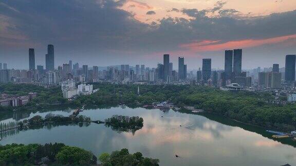 长沙市景鸟瞰图