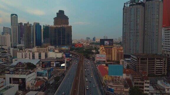 曼谷交通鸟瞰图