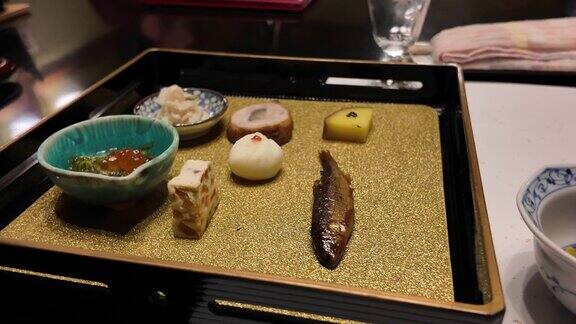 高档传统日本餐厅主菜