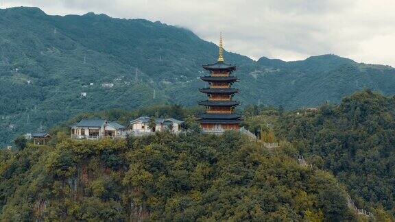 中国古代建筑鸟瞰图河南陕西中国