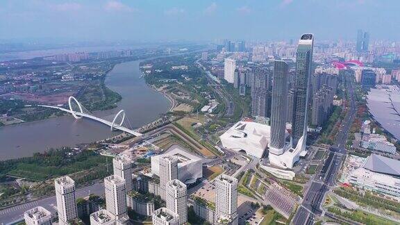 航拍城市风景