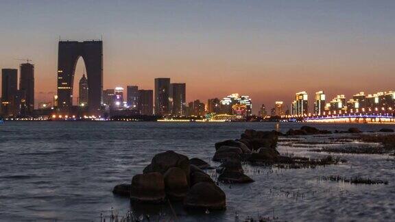 苏州金鸡湖之夜中国