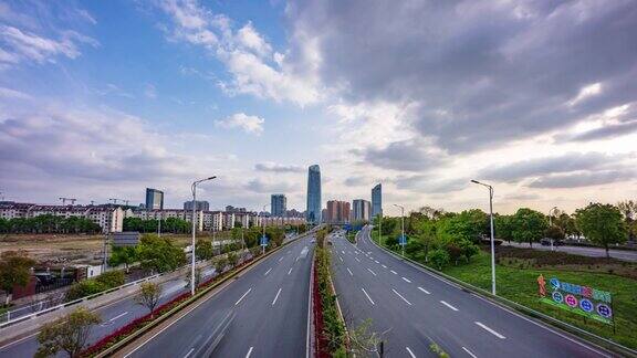 城市高速公路延时摄影