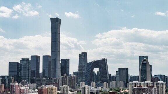 北京城市延时航拍