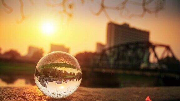 玻璃球铁桥泰国清迈