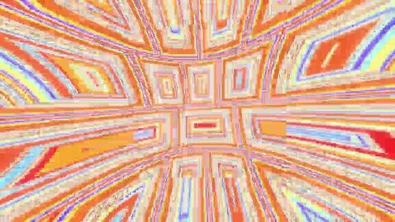 抽象的迪斯科地板闪烁彩色循环作为夜总会3d渲染的背景Vj循环迪斯科舞曲Dj背景覆盖