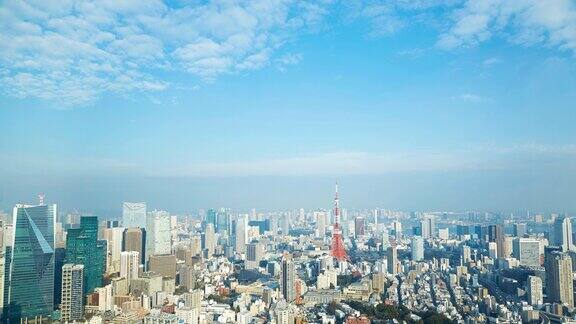 东京城市的时间流逝