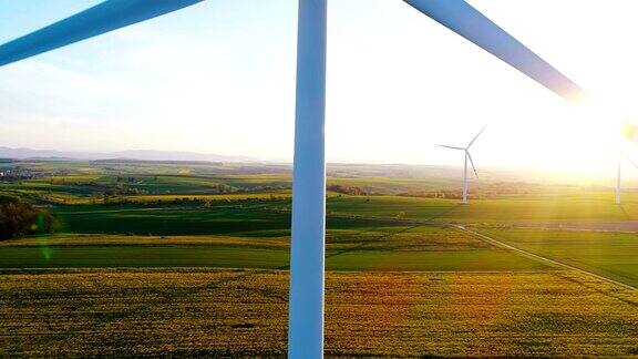 日落时风车 新能源项目