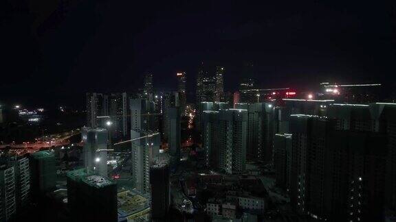 中国厦门的夜景