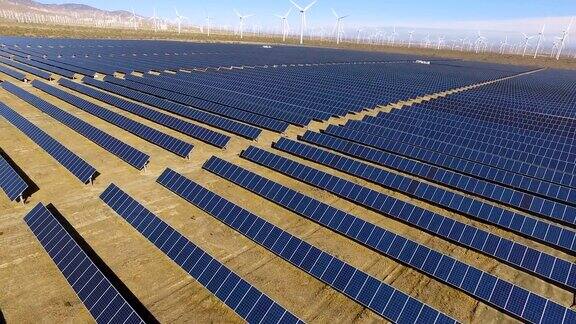 可再生能源太阳能和风能