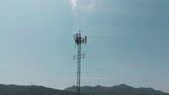 偏远山区的5G信号塔