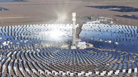 反射池:太阳能电站的核心设施