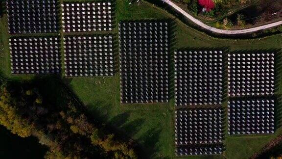 可持续的生态能源光伏太阳能板