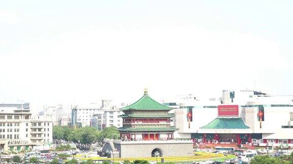 电影倾斜:中国崇楼古代西安钟楼