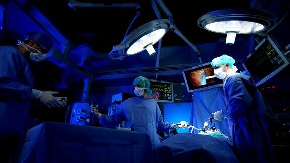 手术室使用内窥镜的医疗培训小组