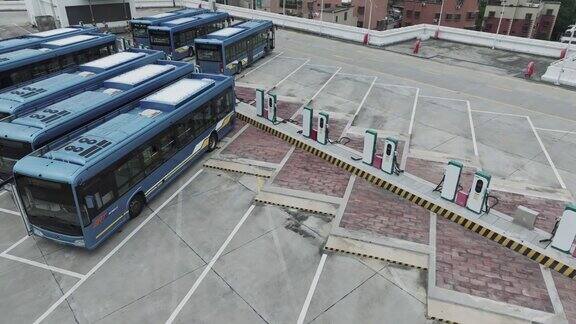 低碳出行公交充电站