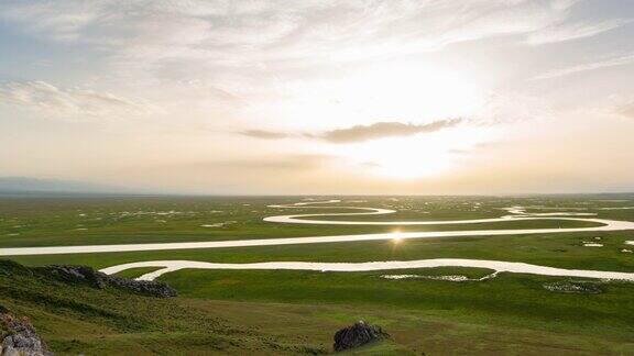 ZI美丽的中国新疆巴音布鲁克草原