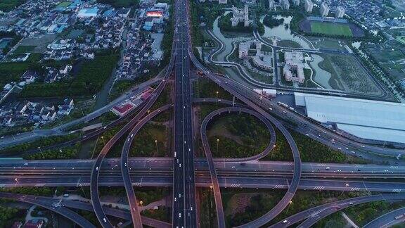 上海高速公路实时鸟瞰图