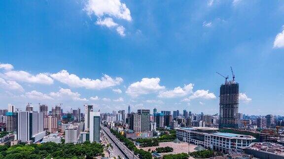 武汉城市的变迁和建筑的全景