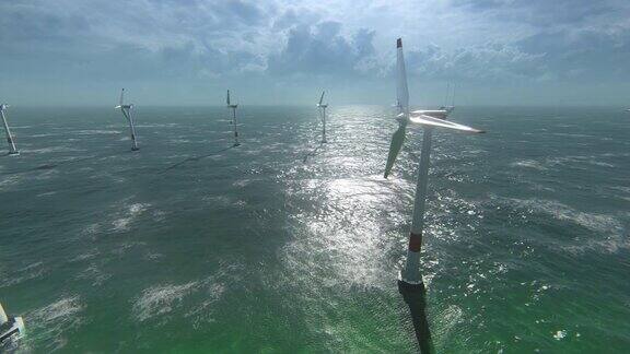 海上风力涡轮机风电场