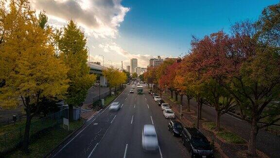 延时:名古屋秋路在冈宫街八台站日本