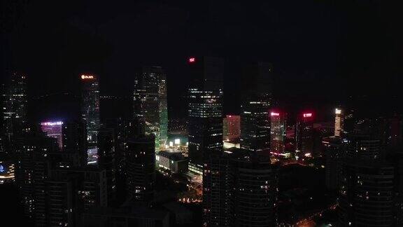 中国厦门的夜景