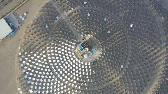 熔盐塔聚光太阳能热电厂
