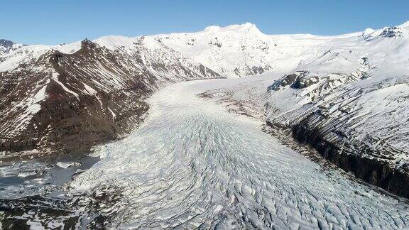 冰岛的冰川