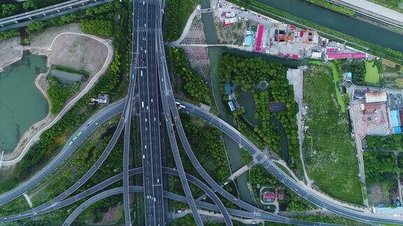 上海高速公路实时鸟瞰图