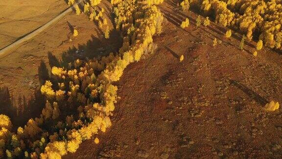 中国新疆河姆村的风景