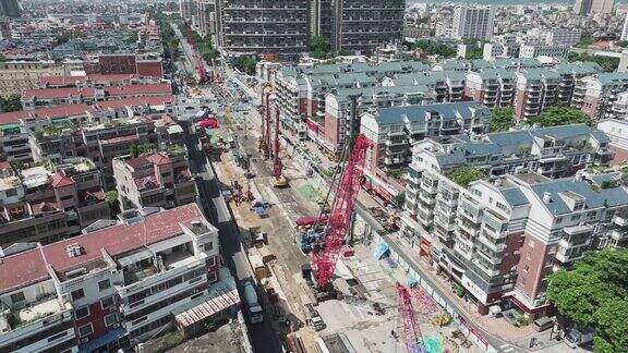 城市交通升级地铁车站建设