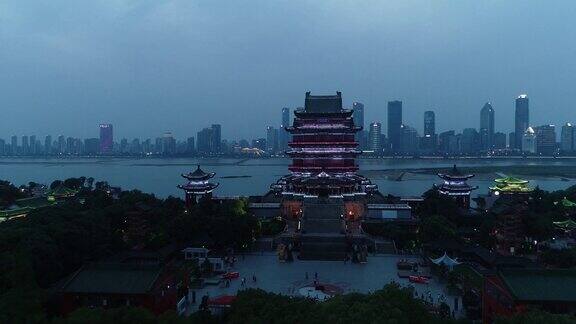 中国江西南昌滕王阁夜景