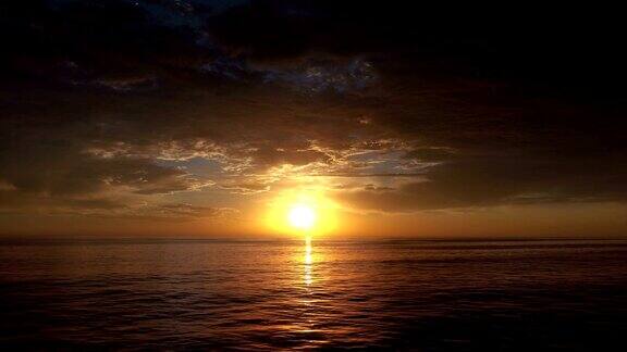 日落在海洋的时间间隔为4K