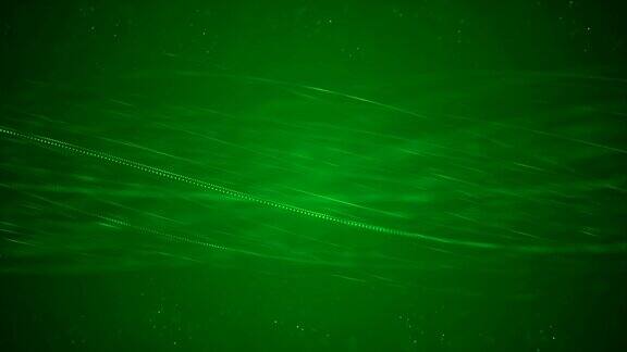 螺旋魔法抽象的绿色背景无缝循环