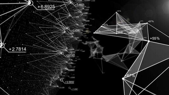 用随机数抽象网络空间中的数据和连接飞向网络空间的商业和金融概念