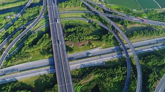 上海高速公路实时鸟瞰图