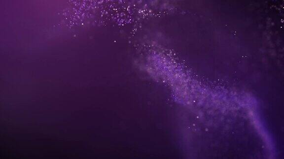 抽象粒子背景(紫色)-环