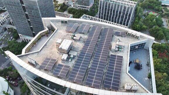 高层屋顶太阳能发电