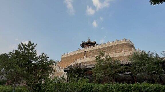 中国山西古城指向台的延时摄影