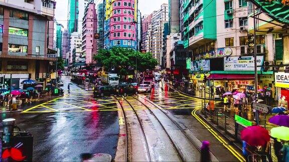 时间从香港电车二楼开始
