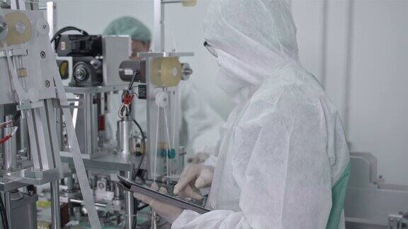 工厂防护口罩生产线的手工质量控制工作