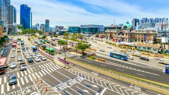 韩国首尔汉城站的交通