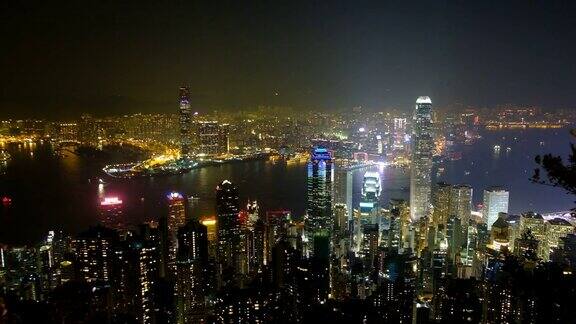 香港建筑物夜景