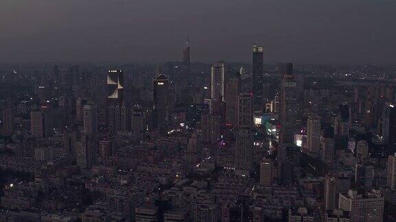 中国江苏南京的夜景