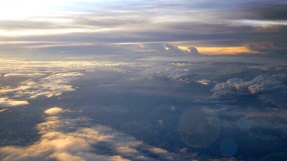 云景观从飞机上看