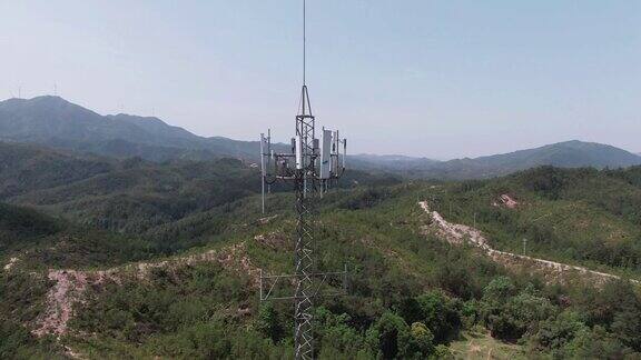 山里的5G信号基站