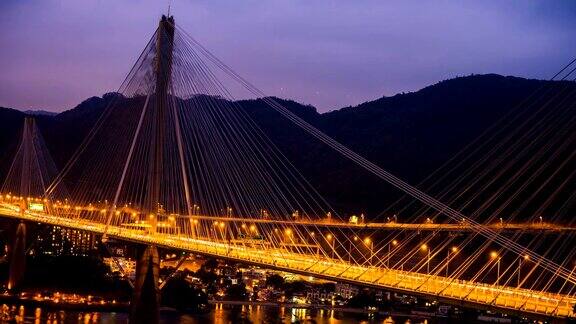 香港汀九大桥的时间